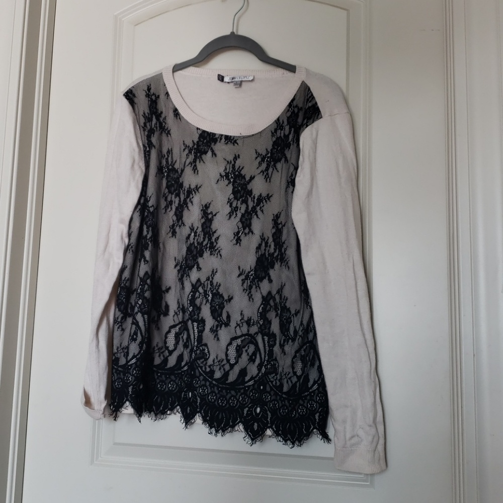 Lace sweater